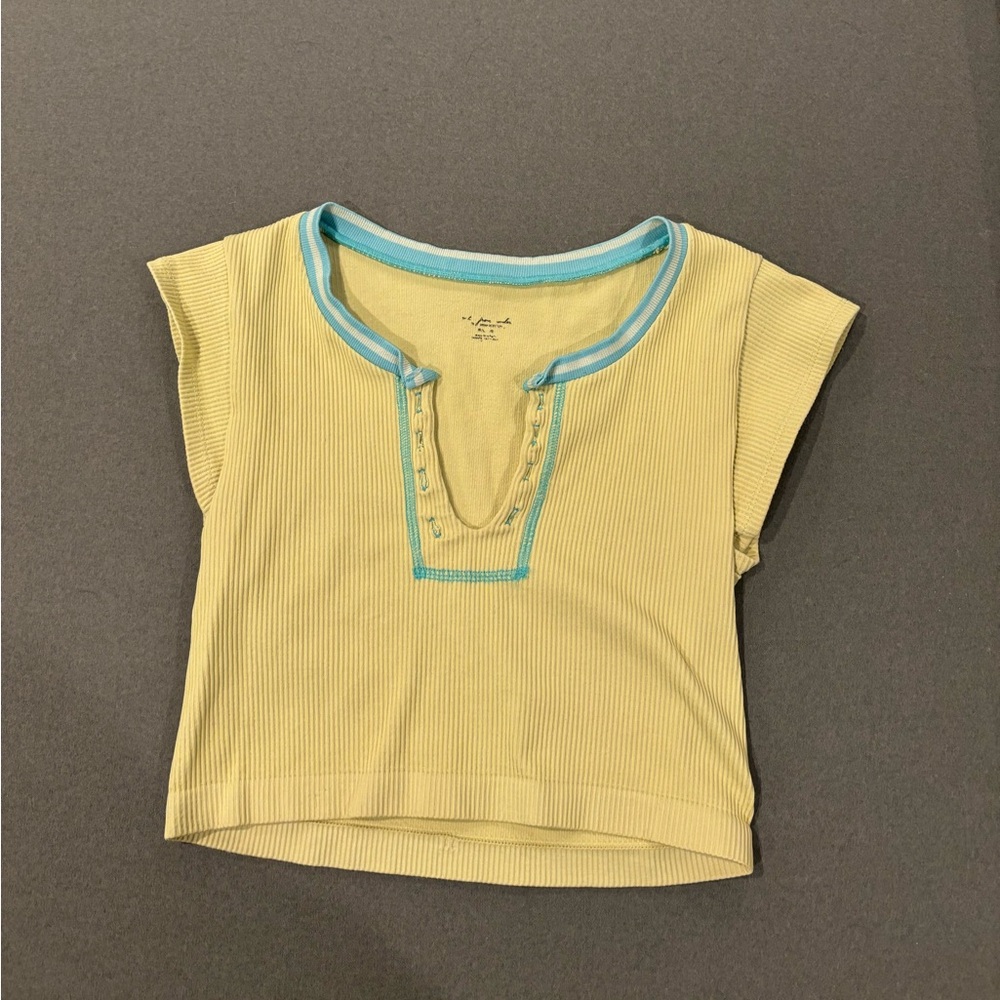 Urban outfitters top | Size M/L | green and light blue